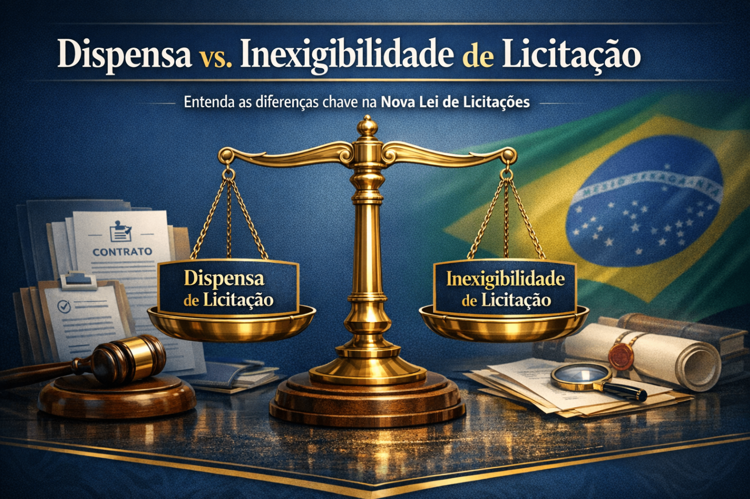 Dispensa e inexigibilidade de licitação: entenda a diferença e venda para o governo