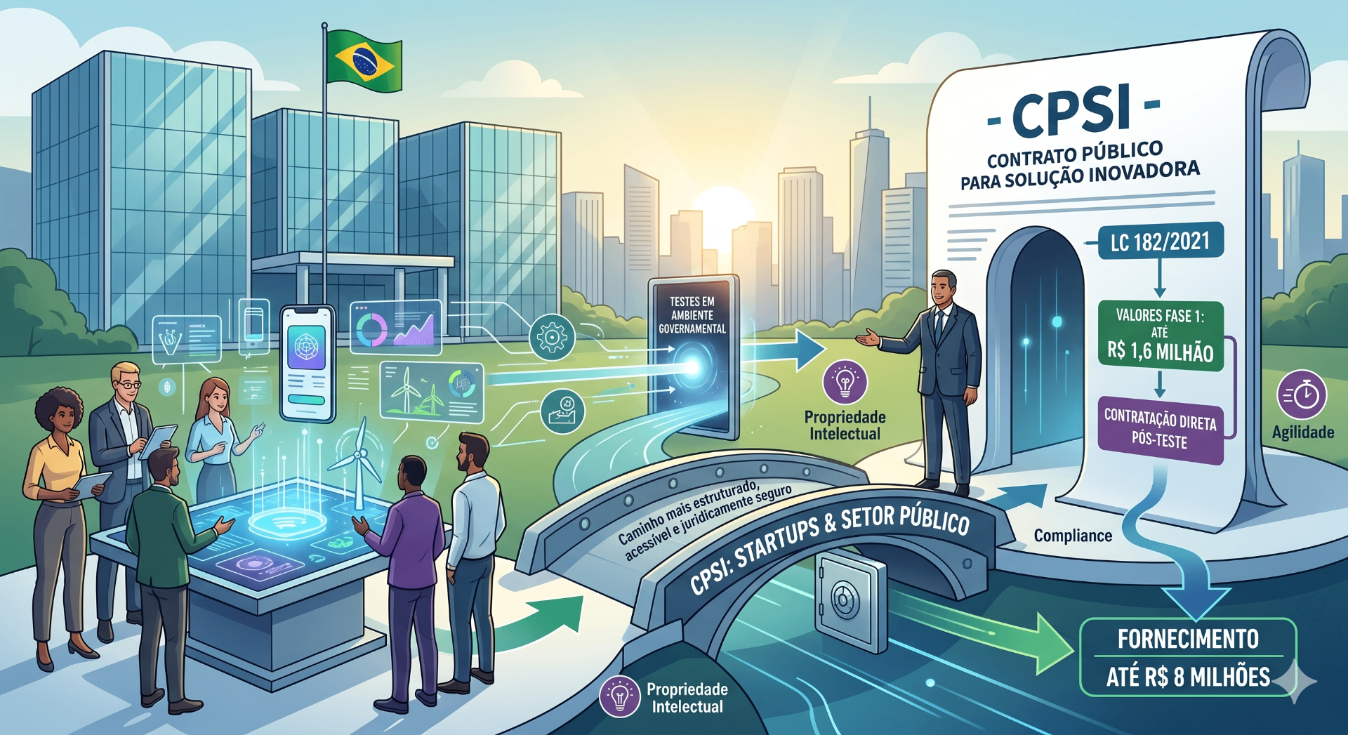 CPSI: como startups e empresas de tecnologia podem contratar com o setor público pelo Marco Legal das Startups